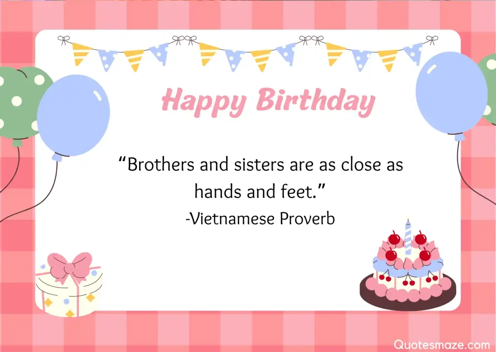 happy birthday brother wishes from sister


