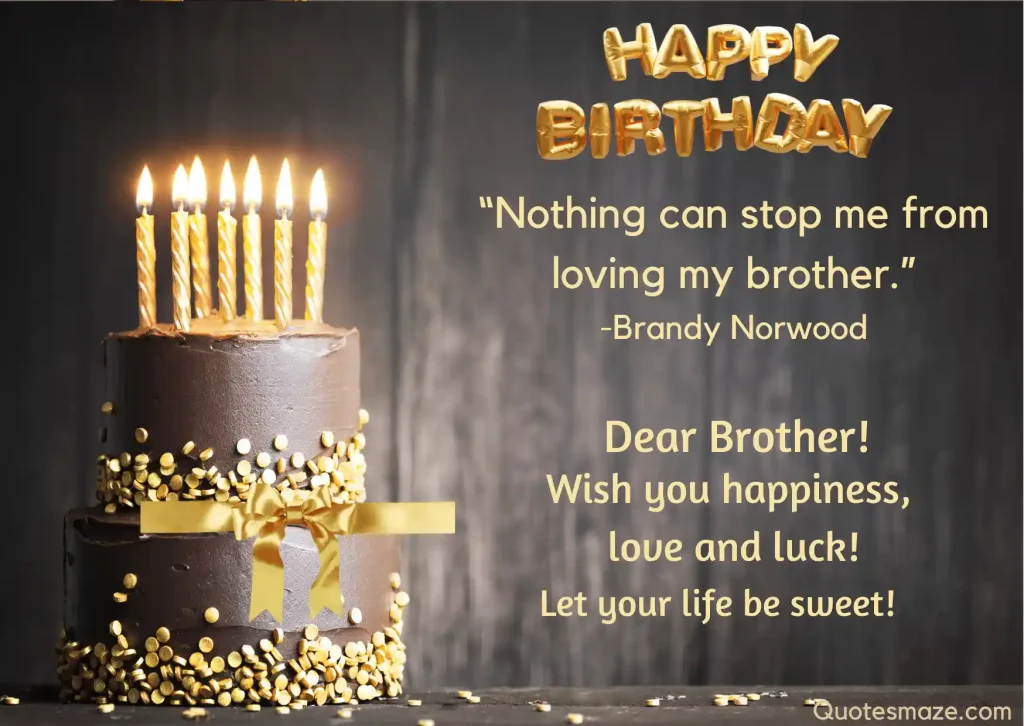 Heart Touching Birthday Wishes for Brother