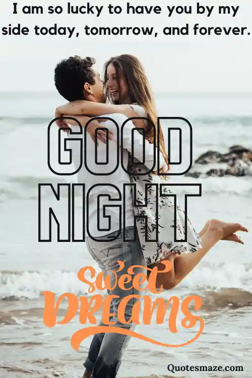 romantic good night hug image