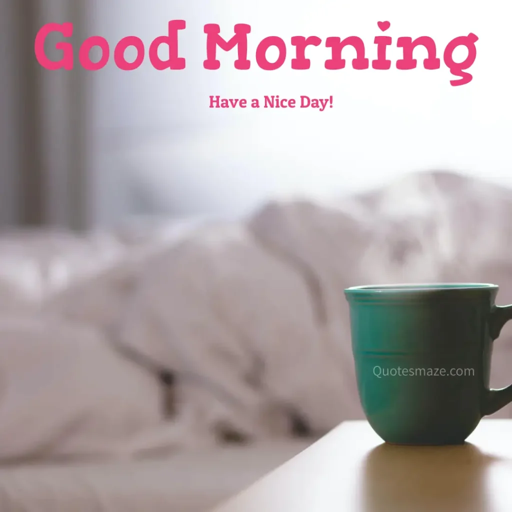 morning coffee in bed