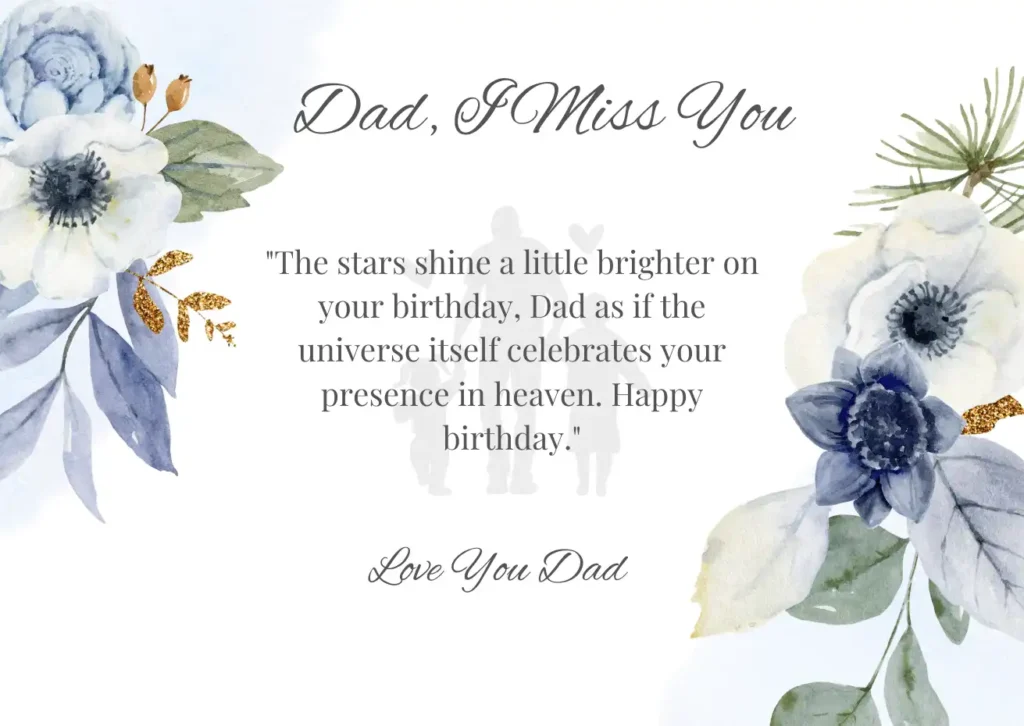 happy birthday dad in heaven images